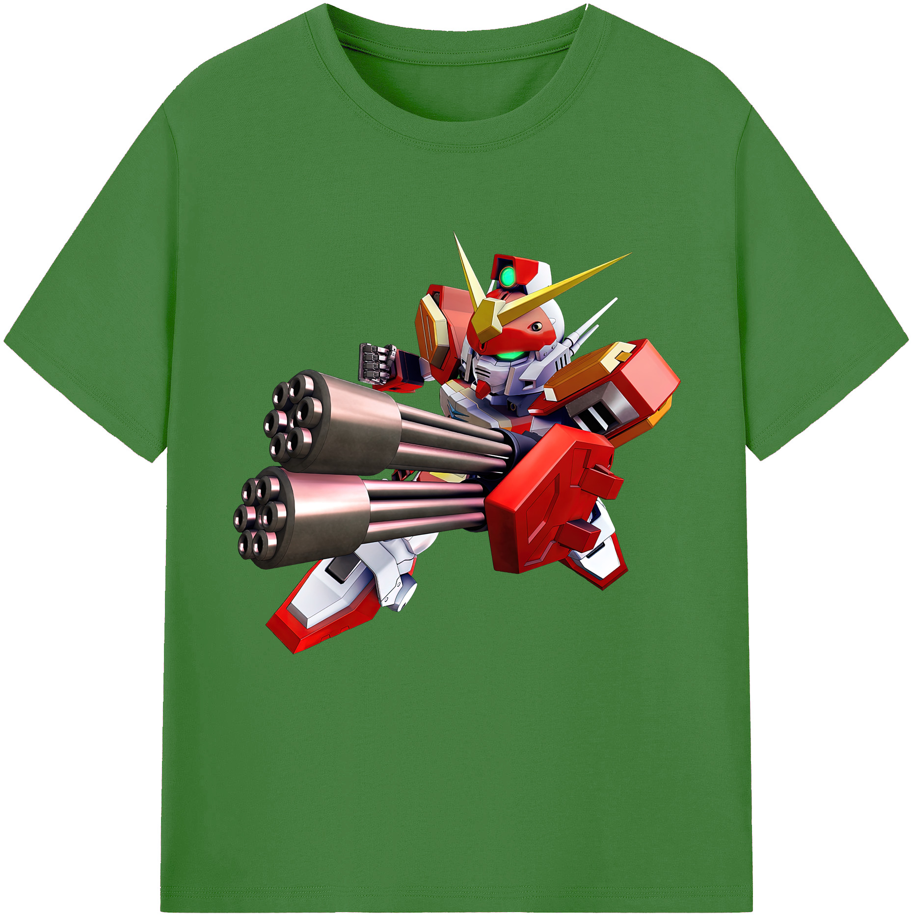 （画像用） 機動戦士ガンダム Mobile Suit Gundam レディースカジュアルプリントTシャツ（綿100％）